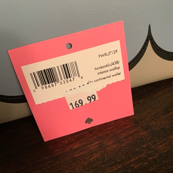 🔴 Intarsia scallop wallet Kate spade continental - Picture 7 of 7